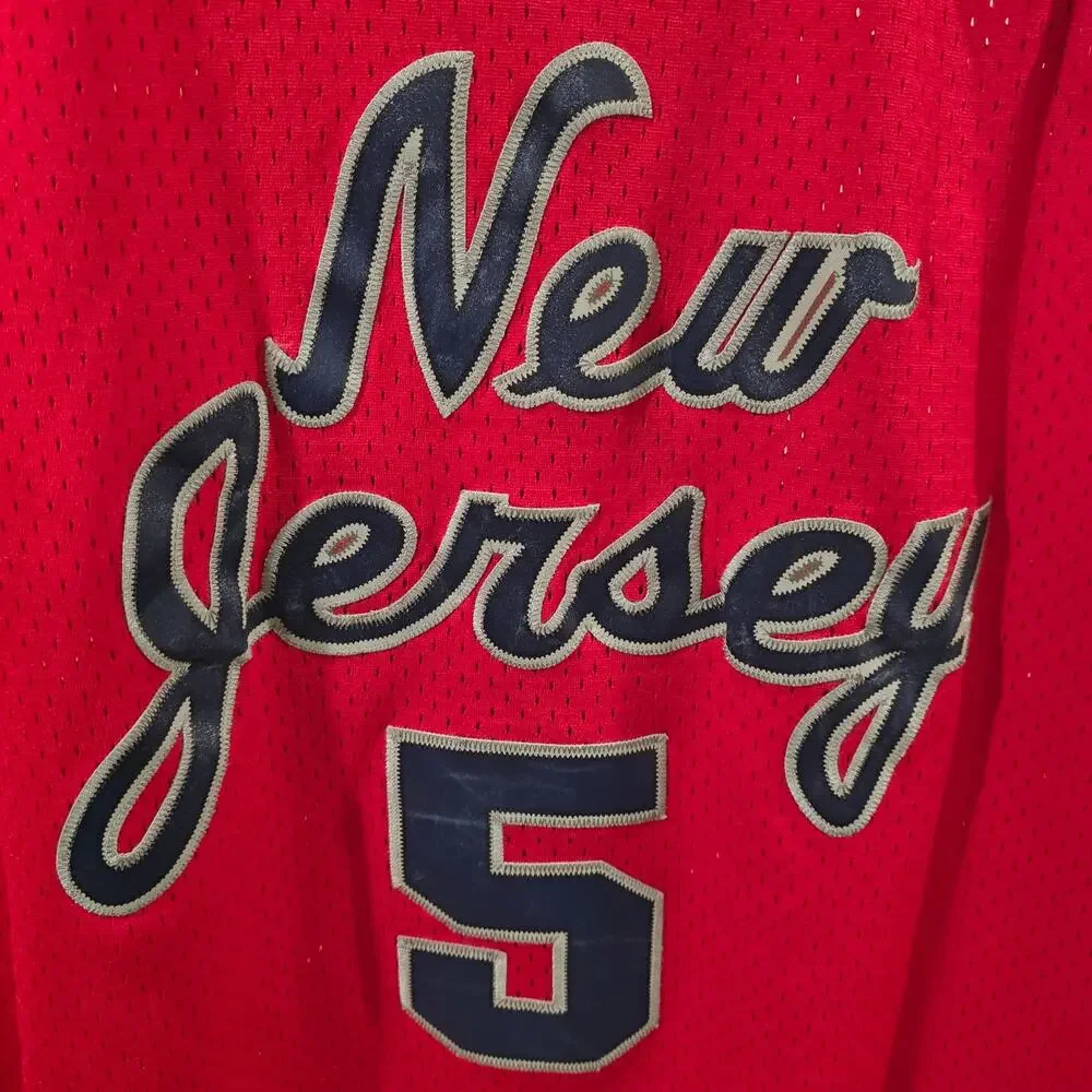 Y2K Nike Vintage NBA Rewind New Jersey Nets Jason Kidd 5 Jersey Size XL
